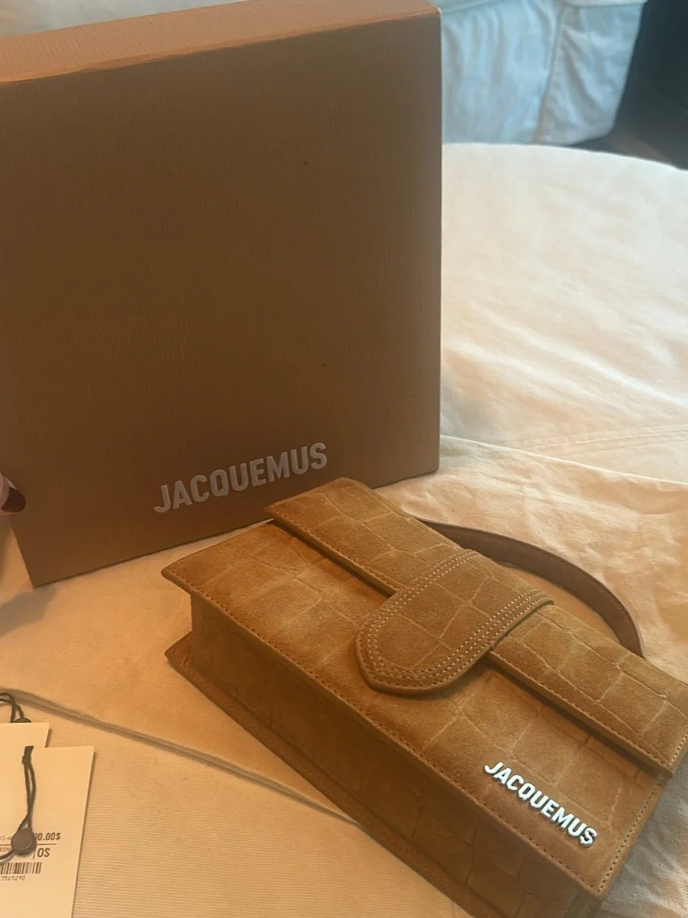 Jacquemus Le Grand Bambino Bag in Camel full set - Picture 4 of 14